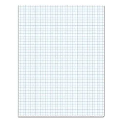 Quadrille Pads, Quadrille Rule (6 sq/in), 50 White 8.5 x 11 Sheets-(TOP33061)