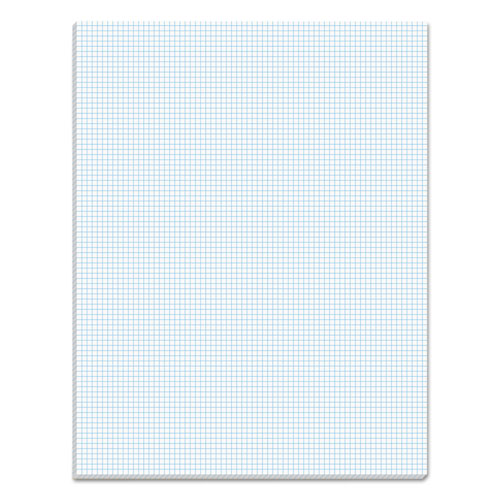 Quadrille Pads, Quadrille Rule (8 sq/in), 50 White 8.5 x 11 Sheets-(TOP33081)