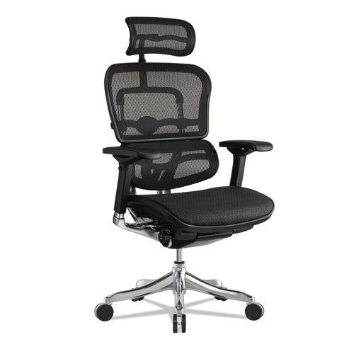 Ergohuman Elite High-Back Chair, 18.1" to 21.6" Seat Height, Black-(EUTME22ERGLTN15)