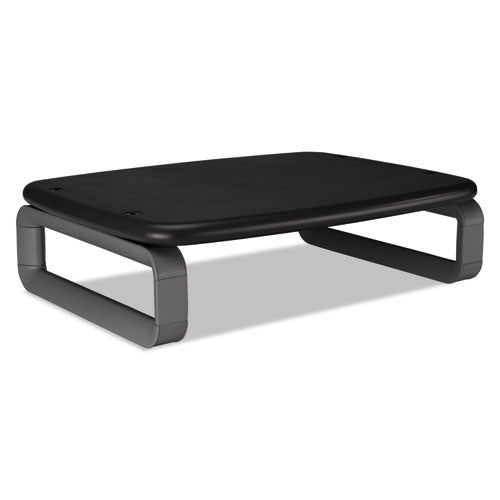 SmartFit Monitor Stand Plus, 16.2" x 2.2" x 3" to 6", Black, Supports 80 lbs-(KMW52786)