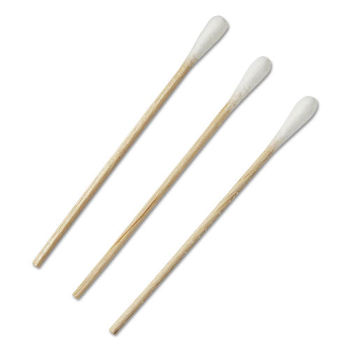 Non-Sterile Cotton Tipped Applicators, Wood, 3", 1,000/Box-(MIIMDS202050)
