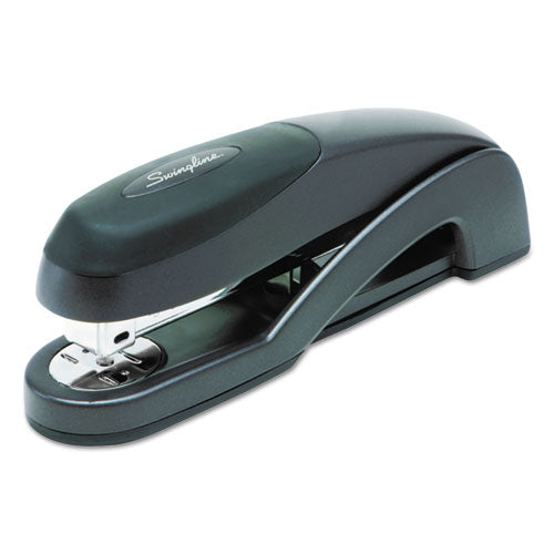 Optima Full Strip Desk Stapler, 25-Sheet Capacity, Graphite Black-(SWI87800)