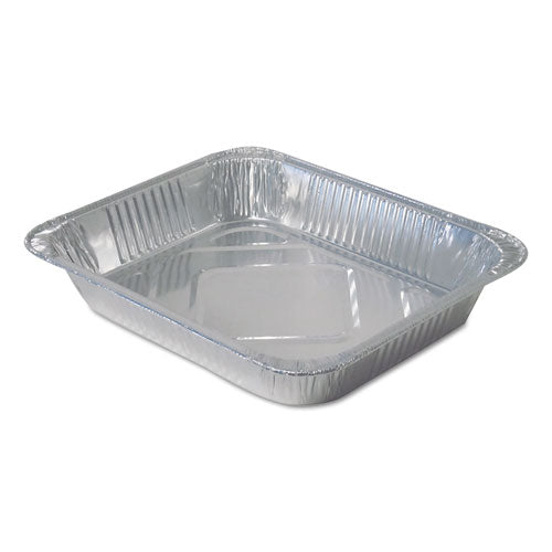 Aluminum Steam Table Pans, Half-Size Medium104 oz., 2.19" Deep, 10.38 x 12.75, 100/Carton-(DPKFS4255100)