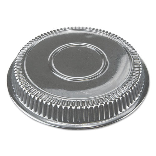 Dome Lids for 9" Round Containers, 9" Diameter x 1"h, Clear, Plastic, 500/Carton-(DPKP290500)