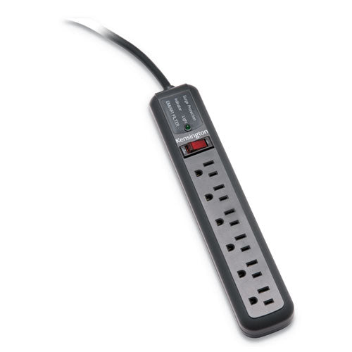 Guardian Surge Protector, 6 AC Outlets, 15 ft Cord, 540 J, Gray-(KMW38215)