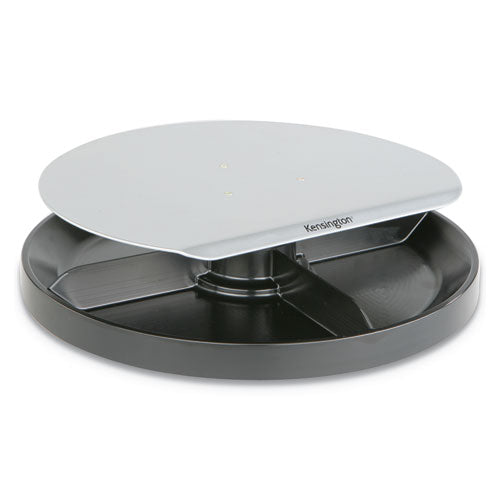 Spin2 Monitor Stand with SmartFit, 14" x 14" x 2.25" to 3.25", Gray-(KMW60049)