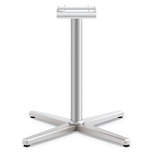 Arrange X-Leg Base for 42" to 48" Tops, 32w x 32d x 28h, Silver-(HONCT29LXPR8)