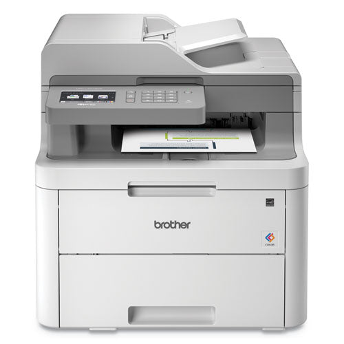 MFC-L3710CW Compact Wireless Color All-in-One Printer, Copy/Fax/Print/Scan-(BRTMFCL3710CW)