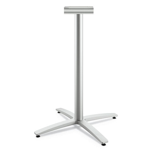 Between Standing-Height X-Base for 30" to 36" Table Tops, 26.18w x 41.12h, Silver-(HONBTX42SPR8)