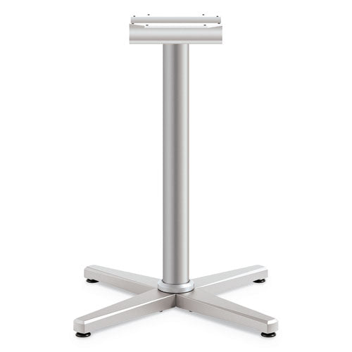 Arrange X-Leg Base for 30" to 36" Tops, 25.59w x 27.88h, Silver-(HONCT29MXPR8)