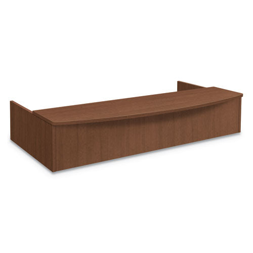 Foundation Reception Station with Bow Front, 72" x 36" x 14.25", Shaker Cherry-(HONLMRECPF)