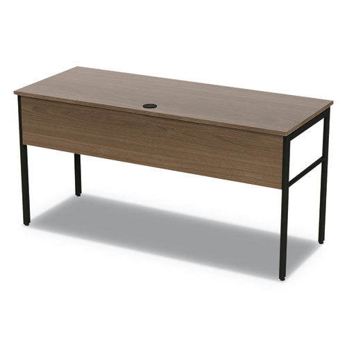 Urban Series Desk Workstation, 59" x 23.75" x 29.5", Natural Walnut-(LITUR601NW)