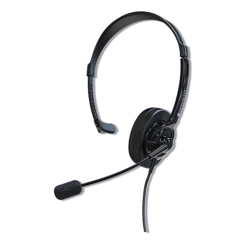 ZuM ZuM350M Monaural Over The Head Headset, Black-(SPTZUM350M)