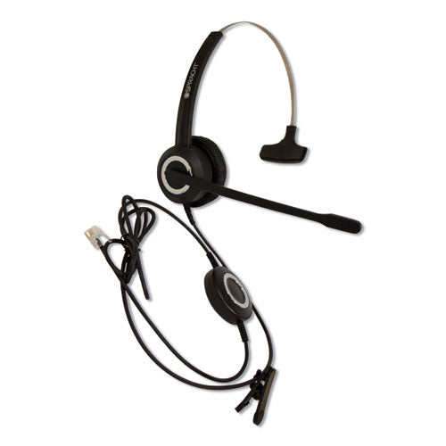 ZuM ZuMRJ9M Monaural Over The Head Headset, Black-(SPTZUMRJ9M)