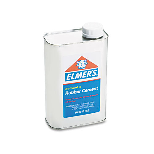 Rubber Cement, 32 oz, Dries Clear-(EPI233)