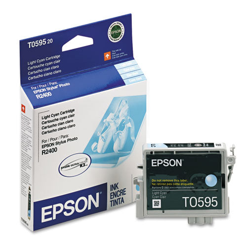 T059520 (59) UltraChrome K3 Ink, 450 Page-Yield, Light Cyan-(EPST059520)