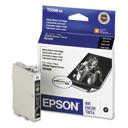T059820 (59) UltraChrome K3 Ink, Matte Black-(EPST059820)