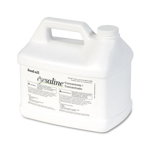 Fendall Eyesaline Stream II Eyewash Station Refill, 180 oz Bottle, 4/Carton-(FND320005130000)