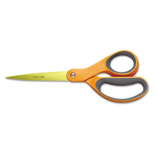 Premier Classic Scissors, 8" Long, Orange Straight Handle-(FSK1424401002)