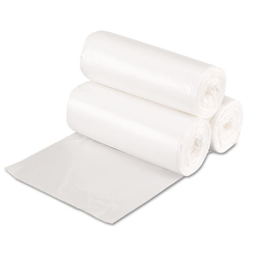 High Density Can Liners, 16 gal, 7 microns, 24" x 31", Natural, 50 Bags/Roll, 20 Rolls/Carton-(GEN243108)