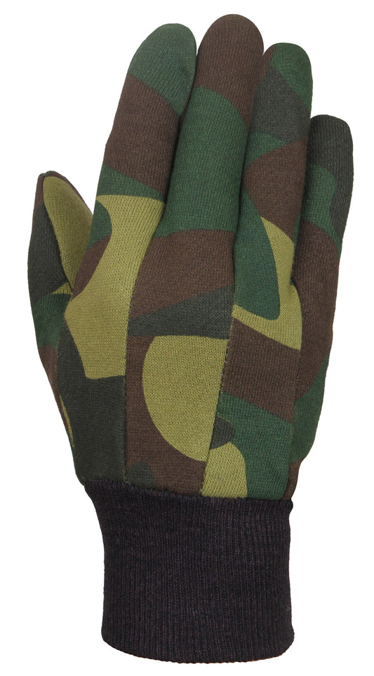 Rothco Camo Jersey Work Gloves