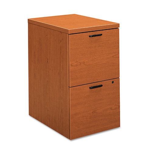 10500 Series Mobile Pedestal File, Left or Right, 2 Legal/Letter-Size File Drawers, Bourbon Cherry, 15.75" x 22.75" x 28"-(HON105104HH)