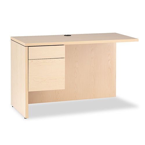 10500 Series L Workstation Return, 3/4 Height Left Ped, 48w x 24d x 29.5h, Natural Maple-(HON10516LDD)