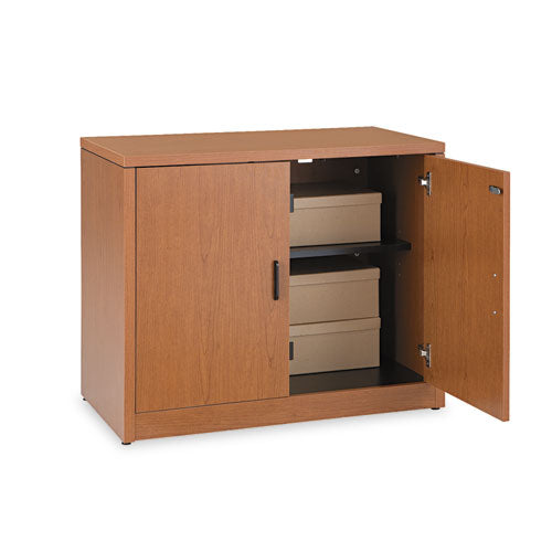 10500 Series Storage Cabinet w/Doors, 36w x 20d x 29.5h, Bourbon Cherry-(HON105291HH)