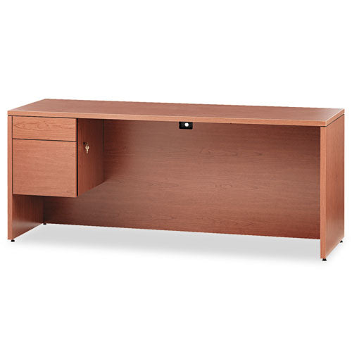 10500 Series 3/4-Height Left Pedestal Credenza, 72w x 24d x 29.5h, Bourbon Cherry-(HON10546LHH)