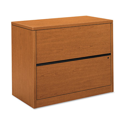 10500 Series Lateral File, 2 Legal/Letter-Size File Drawers, Bourbon Cherry, 36" x 20" x 29.5"-(HON10563HH)