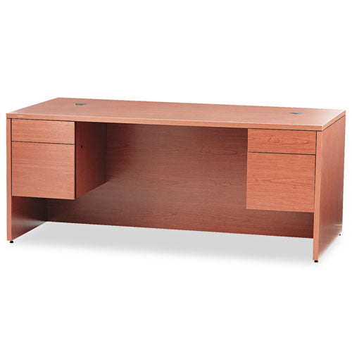 10500 Series Double Pedestal Desk, 72" x 36" x 29.5", Bourbon Cherry-(HON10593HH)