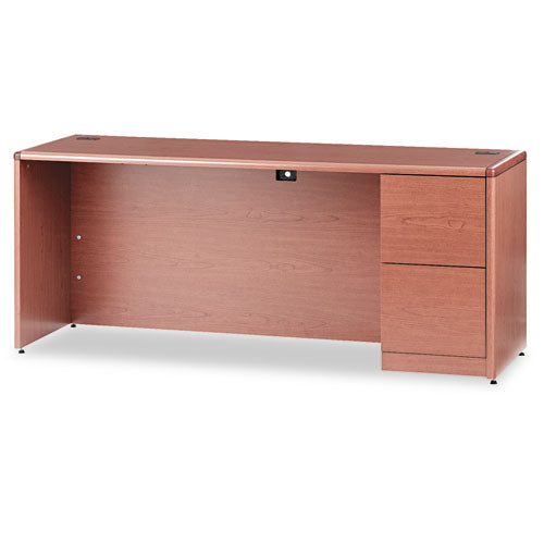 10700 Series Right Pedestal Credenza, 72w x 24d x 29.5h, Bourbon Cherry-(HON10707RHH)