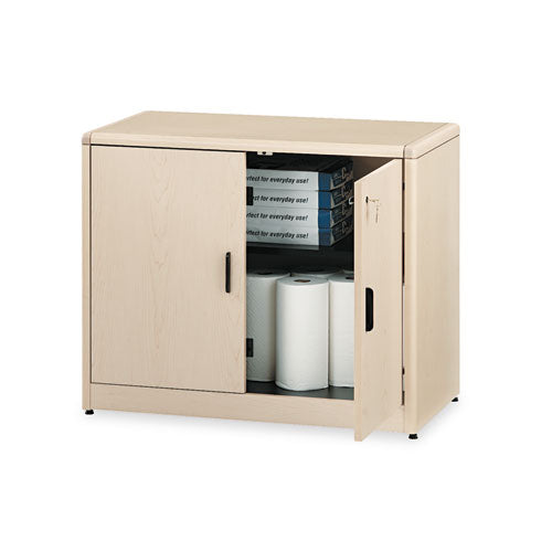 10700 Series Locking Storage Cabinet, 36w x 20d x 29.5h, Natural Maple-(HON107291DD)