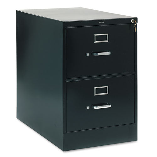 210 Series Vertical File, 2 Legal-Size File Drawers, Black, 18.25" x 28.5" x 29"-(HON212CPP)