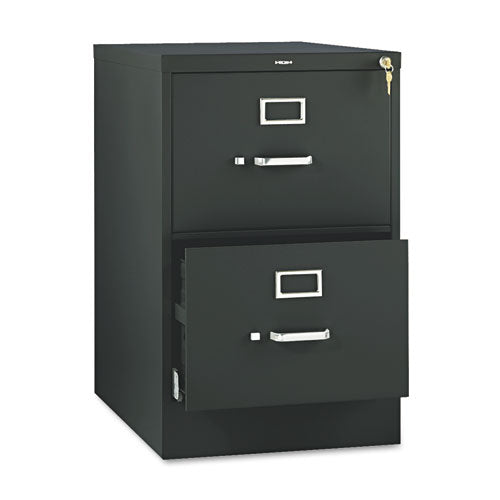 510 Series Vertical File, 2 Legal-Size File Drawers, Black, 18.25" x 25" x 29"-(HON512CPP)