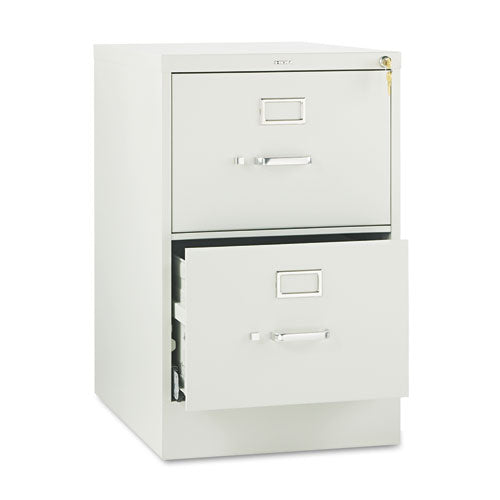 510 Series Vertical File, 2 Legal-Size File Drawers, Light Gray, 18.25" x 25" x 29"-(HON512CPQ)