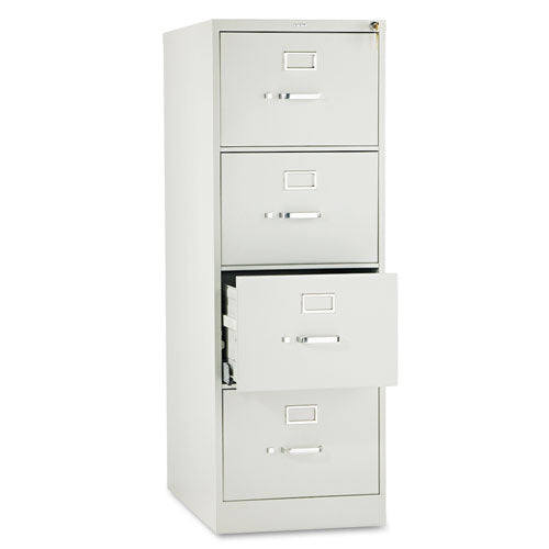 510 Series Vertical File, 4 Legal-Size File Drawers, Light Gray, 18.25" x 25" x 52"-(HON514CPQ)