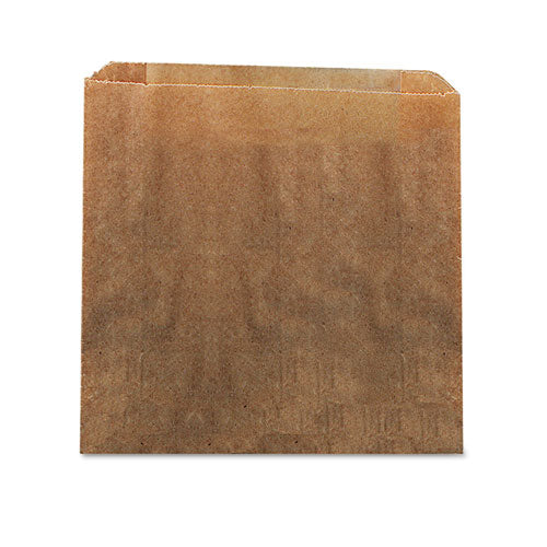 Waxed Kraft Liners, 10.5" x 9.38", Brown, 250/Carton-(HOS6141)