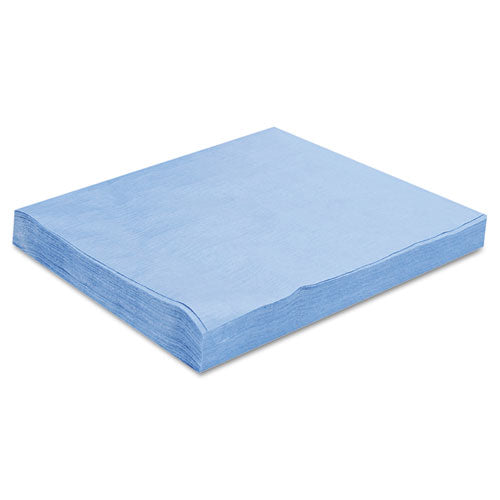 Sontara EC Engineered Cloths, 12 x 12, Blue, 100/Pack, 10 Packs/Carton-(HOSPR811)