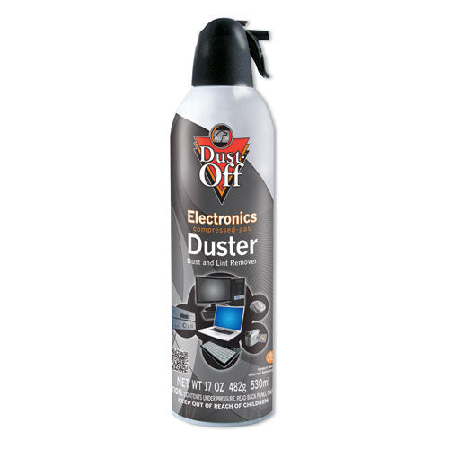 Disposable Compressed Air Duster, 17 oz Can, 2/Pack-(FALDPSJMB2)