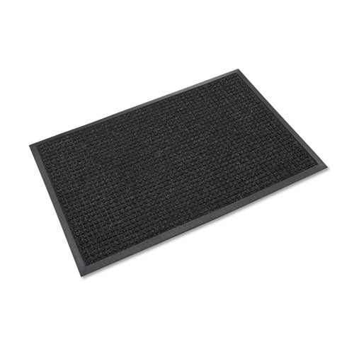 Super-Soaker Wiper Mat with Gripper Bottom, Polypropylene, 36 x 120, Charcoal-(CWNSSR310CH)