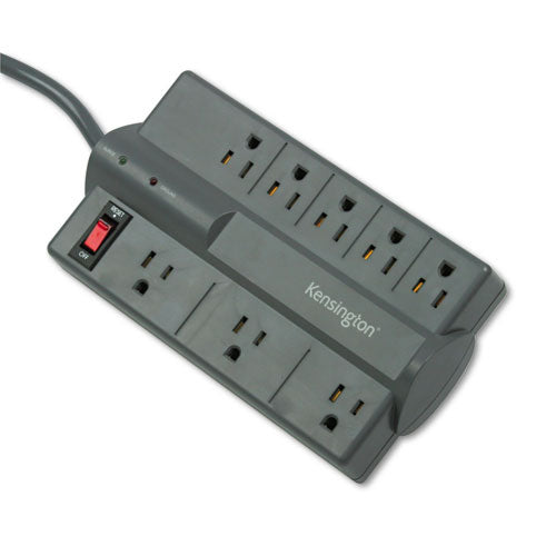 Guardian Premium Surge Protector, 8 AC Outlets, 6 ft Cord, 1,080 J, Gray-(KMW38218)