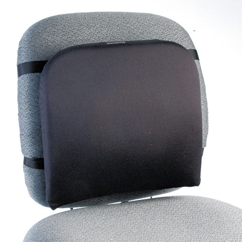 Memory Foam Backrest, 16 x 12 x 16, Black-(KMW82025)