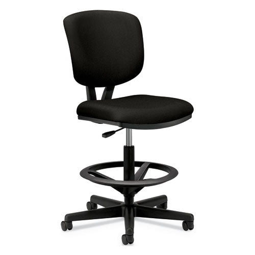 Volt Series Adjustable Task Stool, Supports Up to 275 lb, 22.88" to 32.38" Seat Height, Black-(HON5705GA10T)