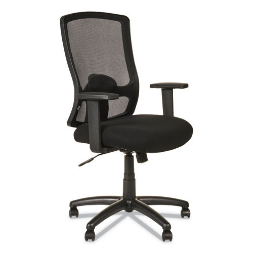 Alera Etros Series High-Back Swivel/Tilt Chair, Supports Up to 275 lb, 18.11" to 22.04" Seat Height, Black-(ALEET4117B)