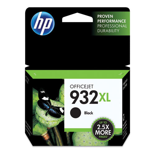 HP 932XL, (CN053AN) High-Yield Black Original Ink Cartridge-(HEWCN053AN)