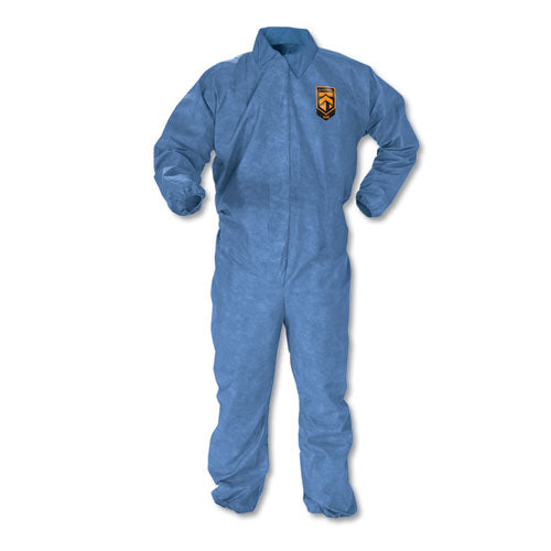 A60 Elastic-Cuff, Ankle and Back Coveralls, 2X-Large, Blue, 24/Carton-(KCC45005)