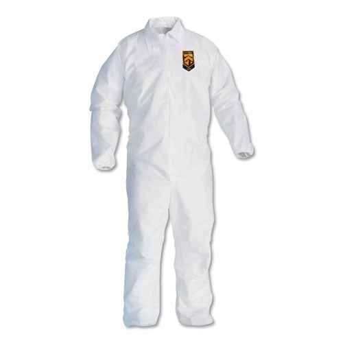 A40 Elastic-Cuff and Ankles Coveralls, 3X-Large, White, 25/Carton-(KCC44316)