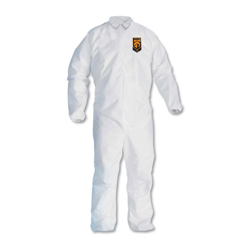 A30 Elastic-Back and Cuff Coveralls, 2X-Large, White, 25/Carton-(KCC46105)