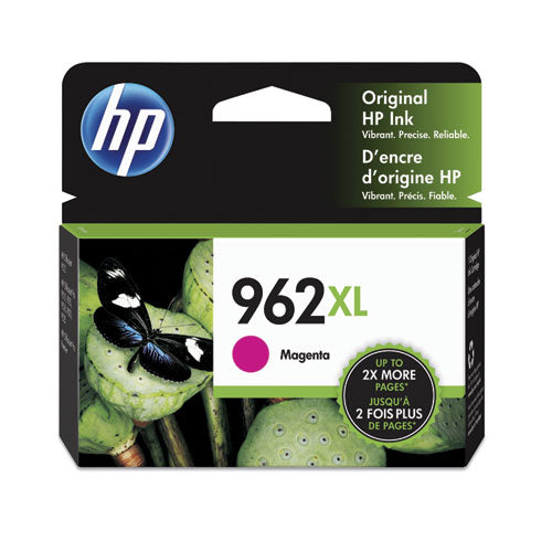 HP 962XL, (3JA01AN) High-Yield Magenta Original Ink Cartridge-(HEW3JA01AN)